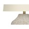 Monarch Specialties Lighting, 26 in.H, Table Lamp, Cream Ceramic, Ivory / Cream Shade, Transitional I 9719 - alternate 7